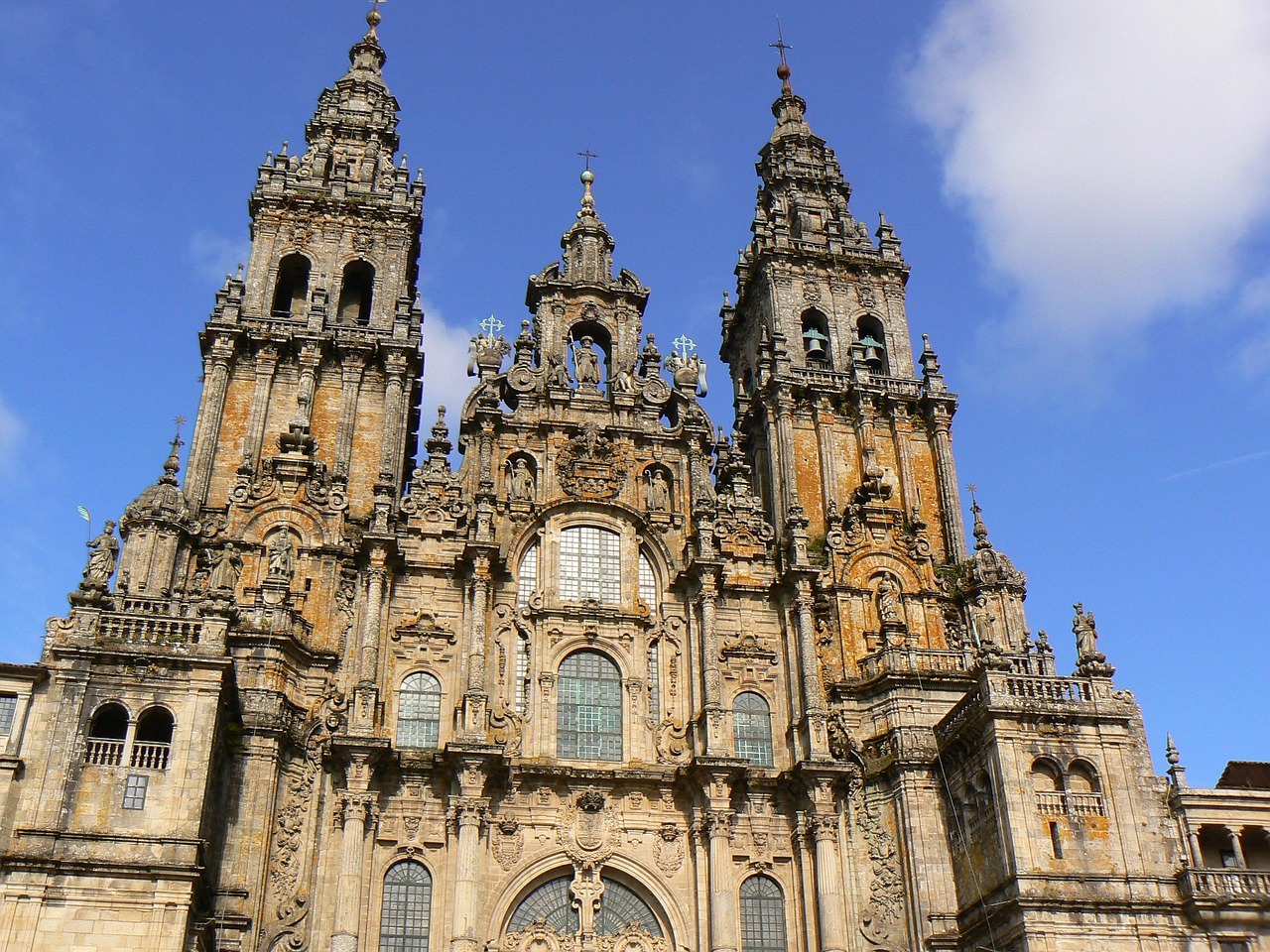 cathedral, santiago, sun, santiago, santiago, santiago, santiago, nature, santiago